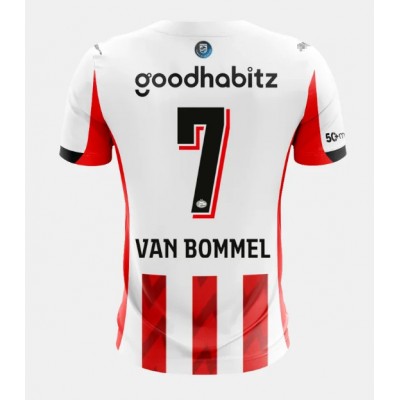 Moški Nogometni dresi PSV Eindhoven Ruben van Bommel #7 Domači 2025-26 Kratek Rokav Moški Nogometni dresi PSV Eindhoven Ruben van Bommel #7 Domači 2025-26 Kratek Rokav